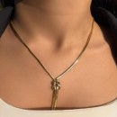 14 Ayar Aşk Düğüm Kolye